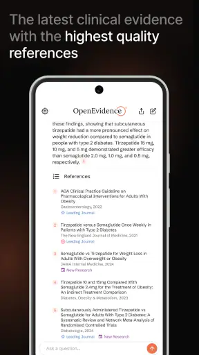 OpenEvidence screenshot
