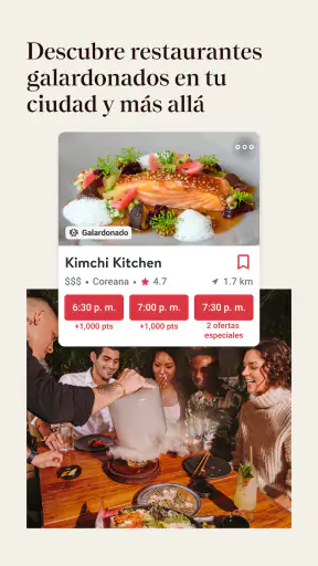 OpenTable screenshot