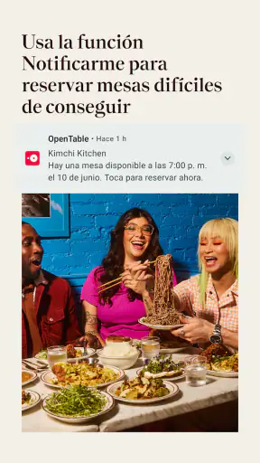 OpenTable screenshot