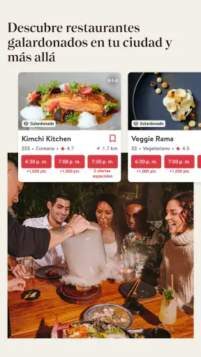OpenTable screenshot