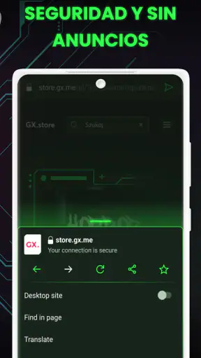 Opera GX: navegador gaming screenshot