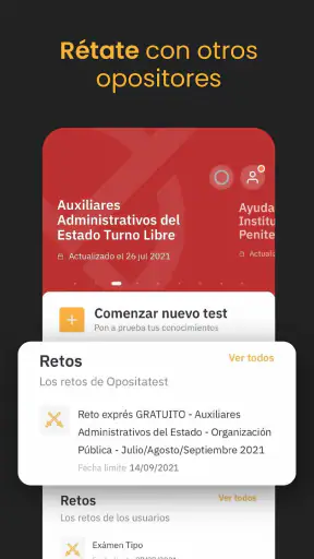 OpositaTest - Test Oposiciones screenshot