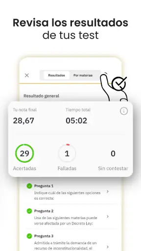 OpositaTest - Test Oposiciones screenshot