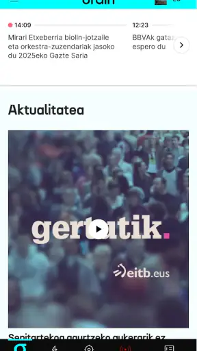 Orain EITB screenshot