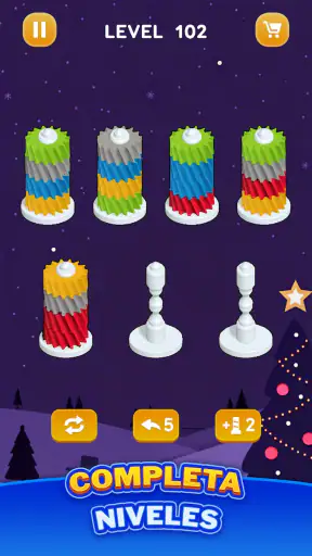 Ordena Tuercas: Puzzle Colores screenshot
