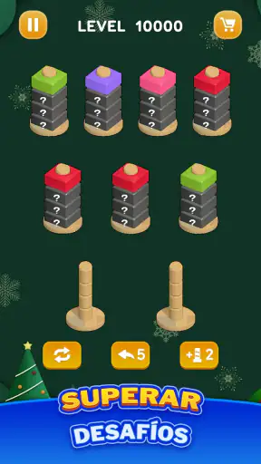 Ordena Tuercas: Puzzle Colores screenshot