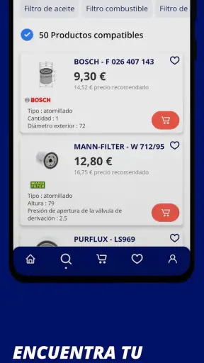 Oscaro - Piezas de coche screenshot