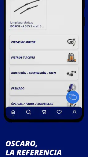 Oscaro - Piezas de coche screenshot