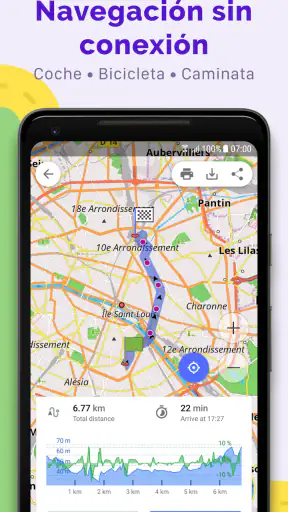 OsmAnd+ — Mapas y GPS Offline screenshot
