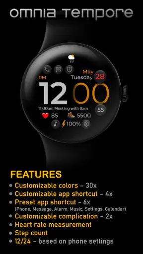OT | Digital Watch Face 3 screenshot