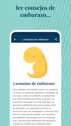 Ovia Calendario de embarazo screenshot