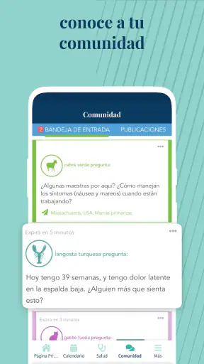 Ovia Calendario de embarazo screenshot