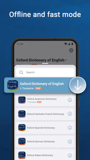 Oxford Dictionary screenshot
