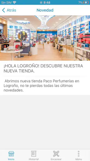 Paco Perfumerías ESENCIA screenshot