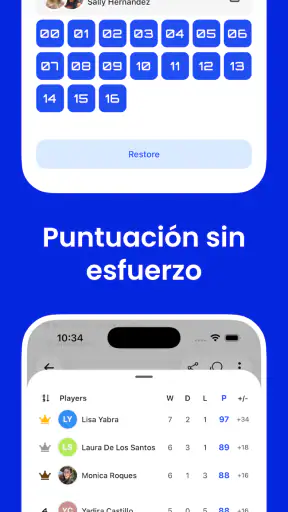 Padel Fast - Tu nivel de pádel screenshot
