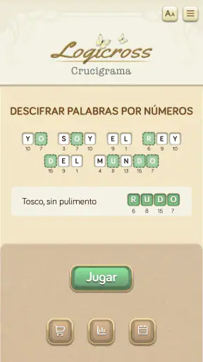 Palabracripto : Crucigrama screenshot