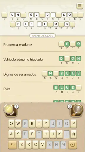Palabracripto : Crucigrama screenshot