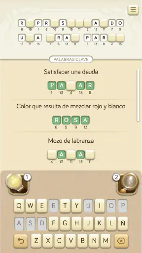 Palabracripto : Crucigrama screenshot