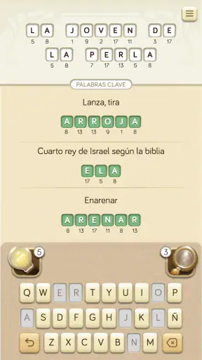 Palabracripto : Crucigrama screenshot