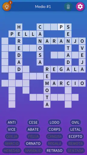 Palabras Cruzadas ilimitadas screenshot