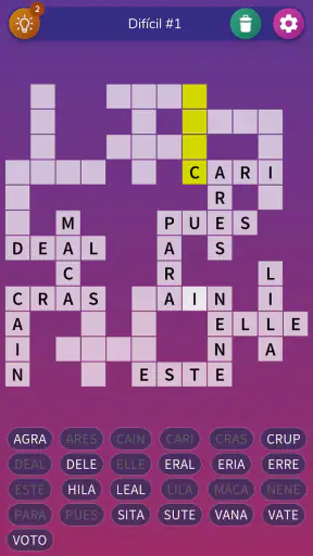 Palabras Cruzadas ilimitadas screenshot
