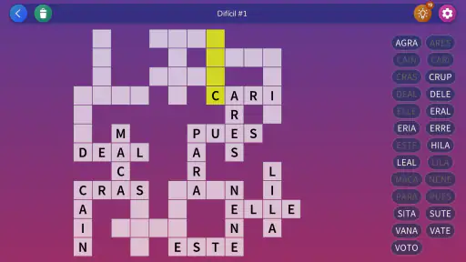 Palabras Cruzadas ilimitadas screenshot