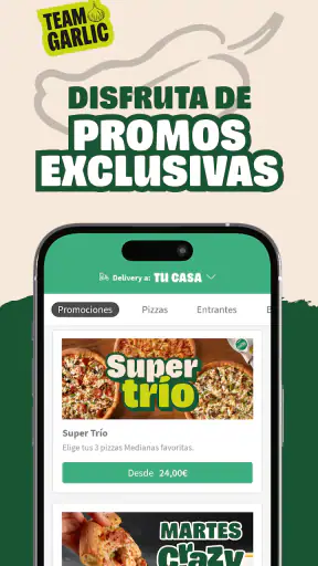 Papa Johns Pizzas España screenshot