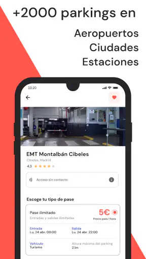 Parquimetro y Parking Parclick screenshot
