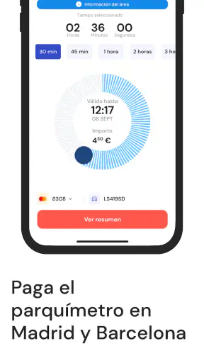 Parquimetro y Parking Parclick screenshot