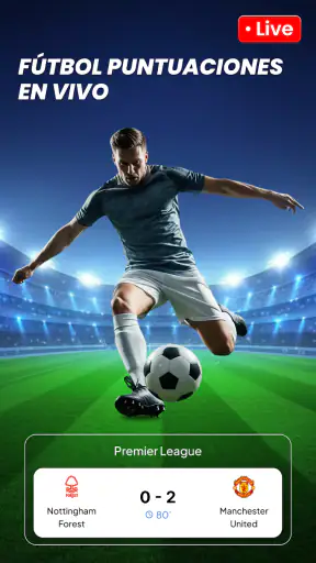 Partidos de fútbol en directo screenshot