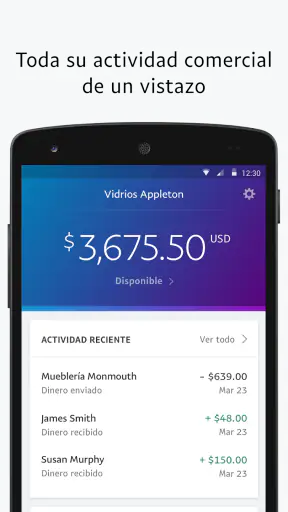 PayPal para empresas screenshot