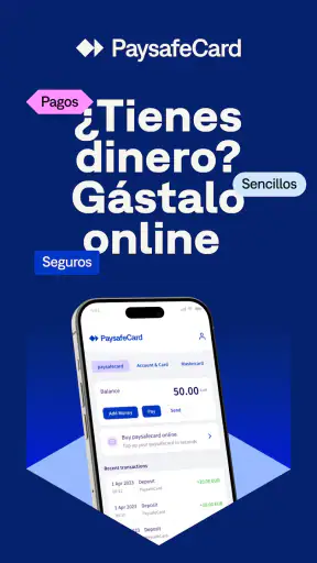 PaysafeCard-sistema de prepago screenshot