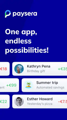 Paysera Super App screenshot