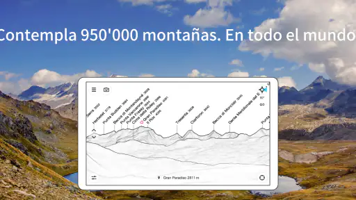 PeakFinder screenshot