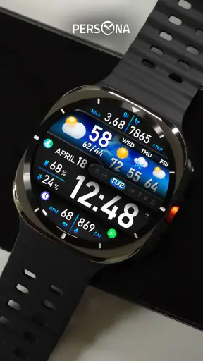 PER008 Weather Watch Face Soho screenshot