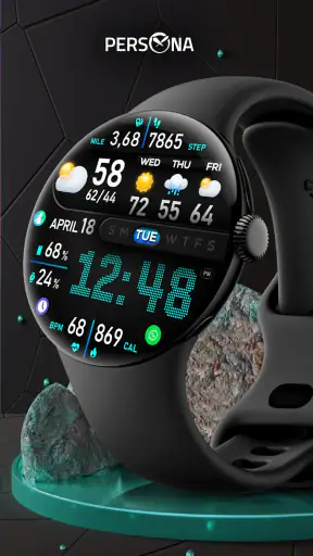 PER008 Weather Watch Face Soho screenshot