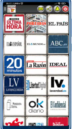 Periódicos de España screenshot