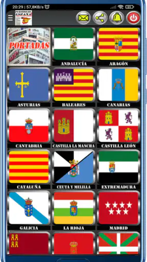 Periódicos de España screenshot