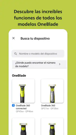 Philips OneBlade (Daily Care) screenshot
