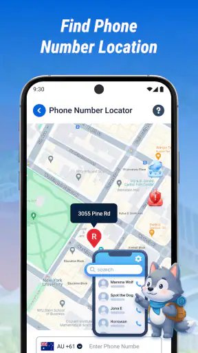 Rastreador telefónico en vivo screenshot