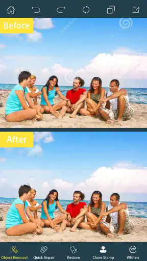 Photo Retouch-Borrar Objetos screenshot