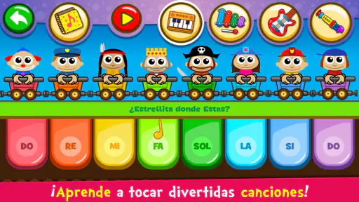 Piano Niños Música y Canciones screenshot
