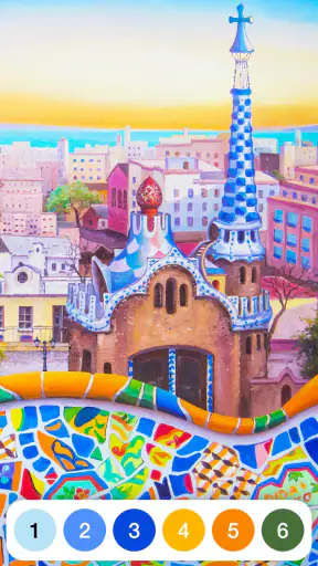 Pintar Por Números Colorear screenshot