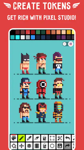 Pixel Studio PRO: editor screenshot