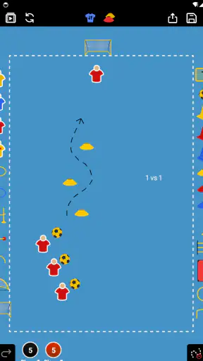 Pizarra Táctica: Futsal screenshot