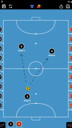 Pizarra Táctica: Futsal screenshot