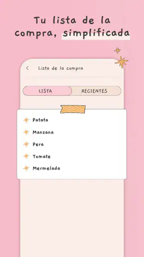 Planificador de menu semanal screenshot