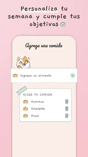 Planificador de menu semanal screenshot