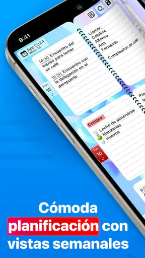 Planificador semanal - agenda screenshot