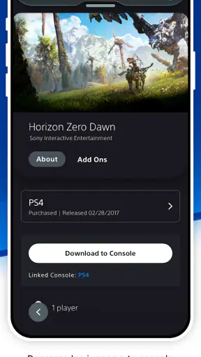 PlayStation App screenshot